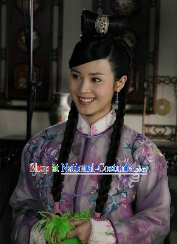 Ancient Chinese Ming Dynasty Young Lady Replica Costume for Women