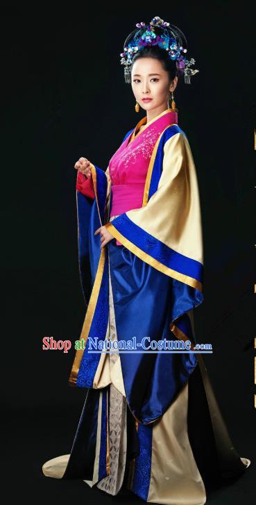 Ancient Chinese Song Dynasty Imperial Consort Hanfu Dress Palace Replica Costume for Women