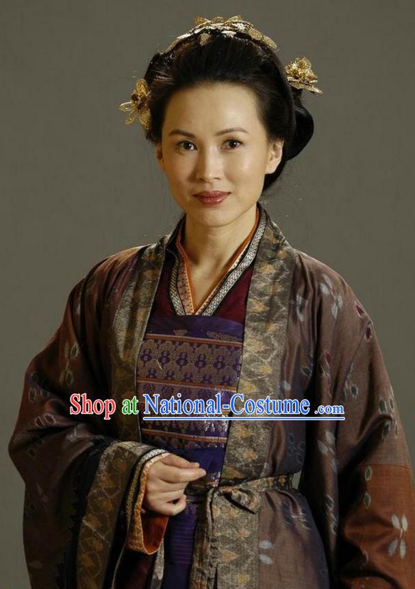 Ancient Chinese Song Dynasty General She Saihua Dowager Countess Replica Costume for Women