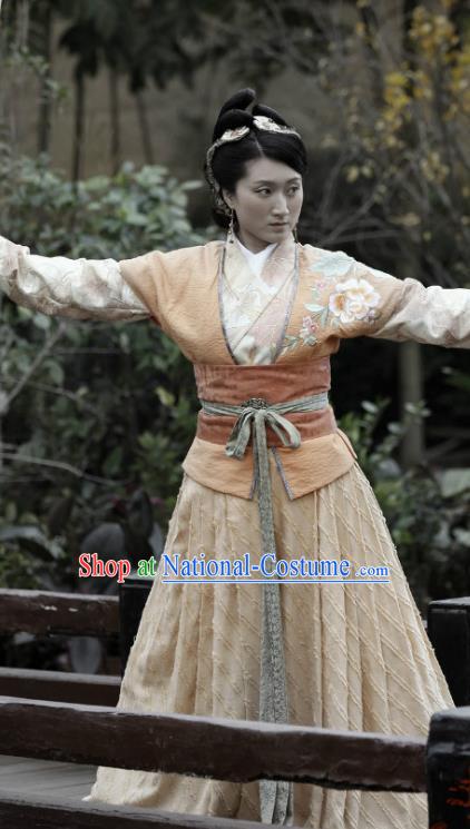 Ancient Chinese Song Dynasty Yang Family Female General Replica Costume for Women