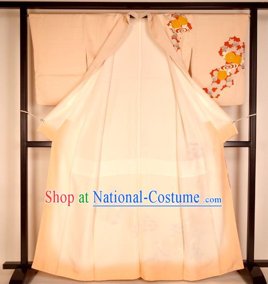 Japan Ancient Furisode Kimonos Traditional Palace Lady Yukata Dress Formal Costume for Women