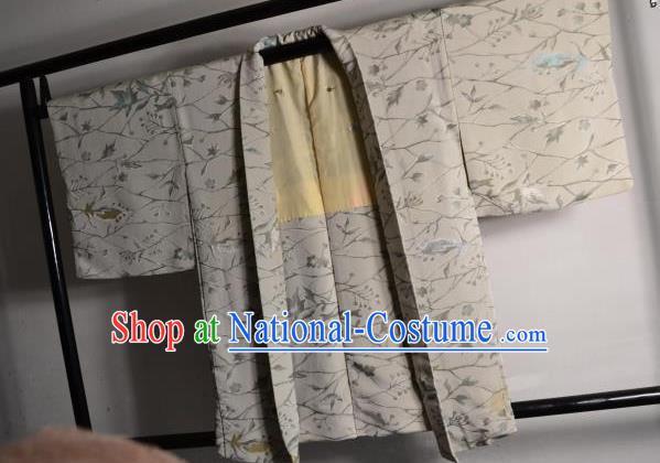 Japanese Ancient Male Kimono Costume Haori Shirts Traditional Wafuku Hakama Yukata for Men