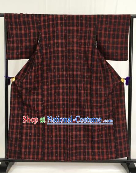 Japanese Traditional Kimono Ancient Yukata Robe Wafuku Hakama Haori Clothing for Men