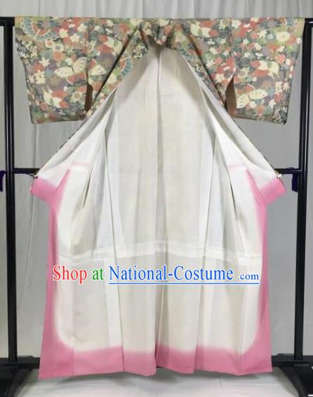 Japan Traditional Palace Formal Costume Geisha Furisode Kimonos Ancient Yukata Dress for Women