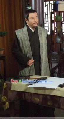 Chinese Ancient Song Dynasty Litterateur Politician Wang An-shi Replica Costume for Men