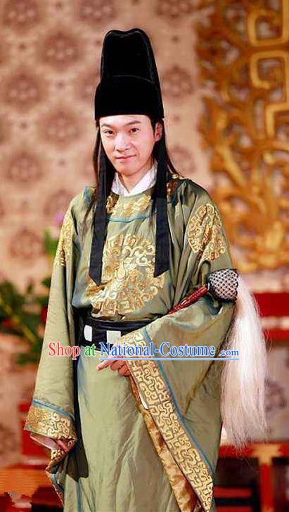 Chinese Ancient Song Dynasty Court Eunuch Replica Costume for Men