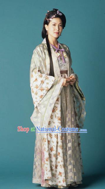 Chinese Ancient Song Dynasty Palace Lady Imperial Consort Replica Costume for Women