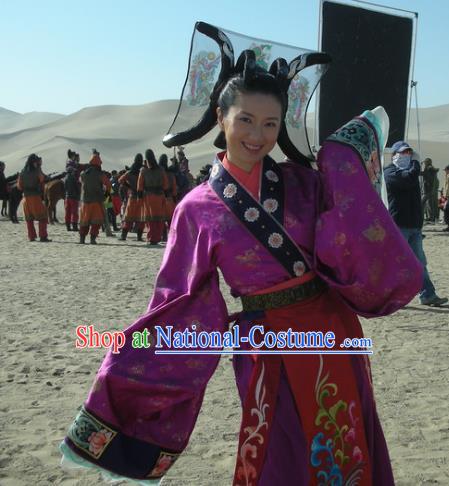 Traditional Chinese Ancient Costume Ancient  Tang Dynasty Hanfu Dress Clothing