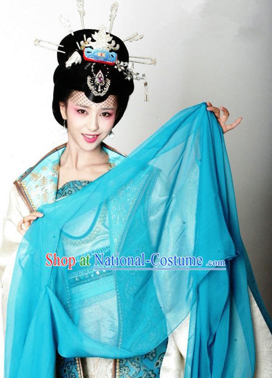 Traditional Chinese Ancient Costume Ancient  Tang Dynasty Hanfu Dress Clothing