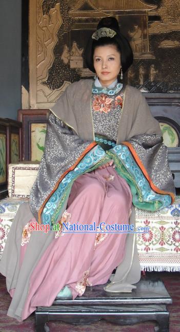 Traditional Chinese Ancient Costume Ancient  Tang Dynasty Hanfu Dress Clothing