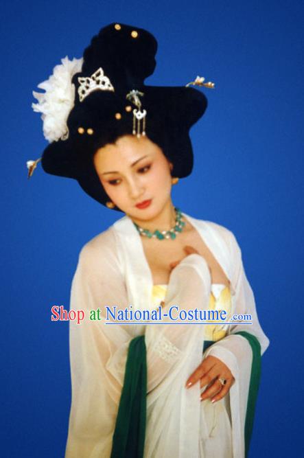 Chinese Ancient Tang Dynasty Imperial Consort Yang Replica Costume for Women