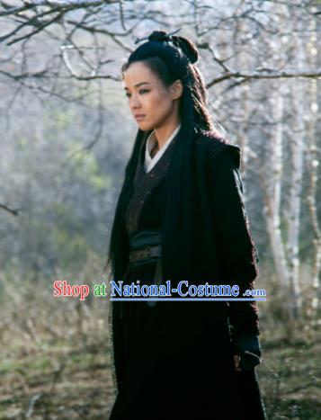 Chinese Tang Dynasty Swordswoman Female Assassin Nie Yinniang Replica Costume for Women