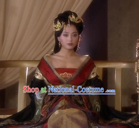 Chinese Tang Dynasty Imperial Consort Hanfu Dress Replica Costume for Women