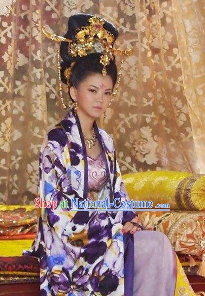 Traditional Chinese Ancient Costume Ancient  Tang Dynasty Hanfu Dress Clothing