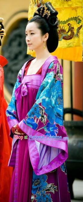 Traditional Chinese Ancient Costume Ancient  Tang Dynasty Hanfu Dress Clothing