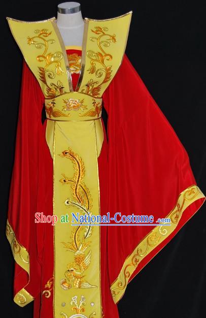 Traditional Chinese Beijing Opera Queen Dress Peking Opera Diva Embroidered Costume