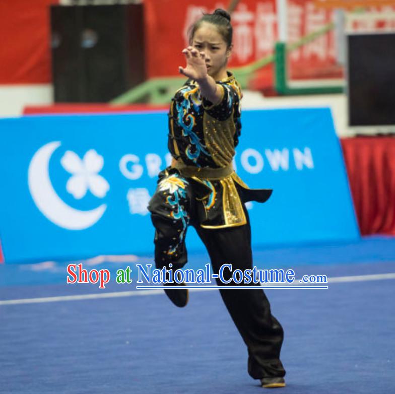 Supreme Custommade Nanquan Competition Uniforms Kung Fu Suit Kung Fu Uniform Chinese Jacket Taiji Clothes Dress Dresses Kung Fu Clothing Embroidered Tai Chi Suits Custom Kung Fu Embroidery Uniforms