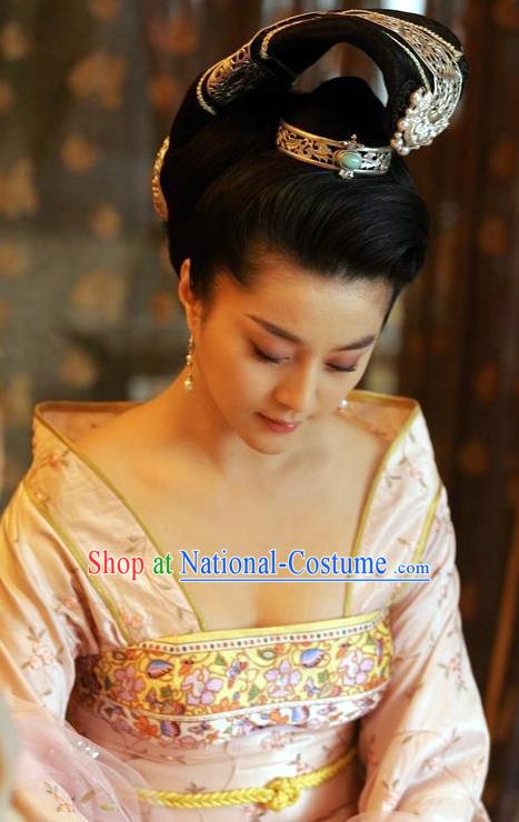 Traditional Chinese Ancient Costume Ancient  Tang Dynasty Hanfu Dress Clothing