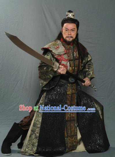 Traditional Chinese Ancient Swordsman Song Dynasty Knight Replica Costume for Men