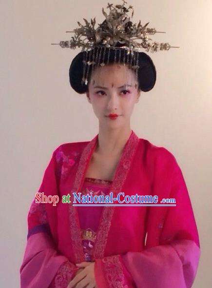 Chinese Ancient Tang Dynasty Princess Consort Hanfu Dress Historical Costume for Women