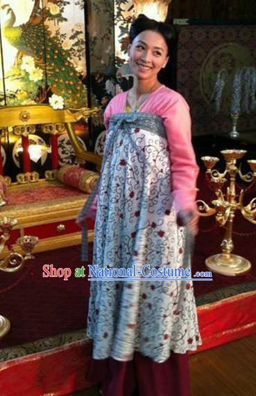 Traditional Chinese Ancient Costume Ancient  Tang Dynasty Hanfu Dress Clothing