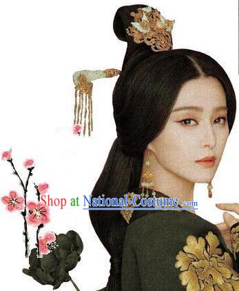 Chinese Ancient Palace Lady Hair Accessories Complete Set Hair Stick Hairpins Tassel Step Shake for Women