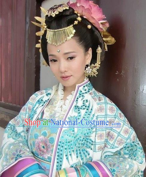 Traditional Chinese Ancient Costume Ancient  Tang Dynasty Hanfu Dress Clothing