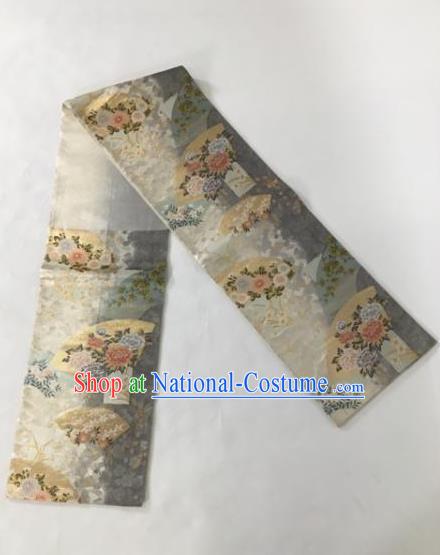 Japanese Traditional Kimono Belts Brocade Waist Accessories Ancient Yukata Waistband for Women