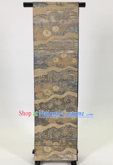 Japan Ancient Palace Geisha Kimonos Embroidered Belts Traditional Yukata Waistband for Women