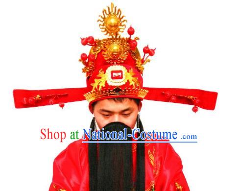 Traditional China Beijing Opera Costume Gifted Scholar Embroidered Robe and Hat Ancient Chinese Peking Opera Embroidery Clothing