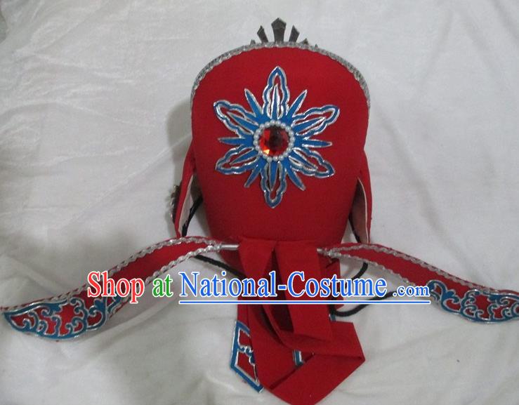 Traditional China Beijing Opera Costume Gifted Scholar Embroidered Robe and Hat Ancient Chinese Peking Opera Embroidery Clothing