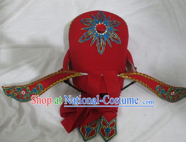 Traditional China Beijing Opera Costume Gifted Scholar Embroidered Robe and Hat Ancient Chinese Peking Opera Embroidery Clothing