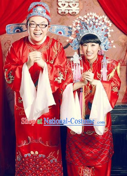 Traditional China Beijing Opera Costume Gifted Scholar Embroidered Robe and Hat Ancient Chinese Peking Opera Embroidery Clothing