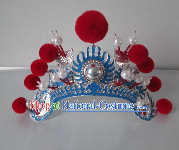 Traditional Chinese Beijing Opera Hair Accessories Female General Headgear Peking Opera Actress Headwear