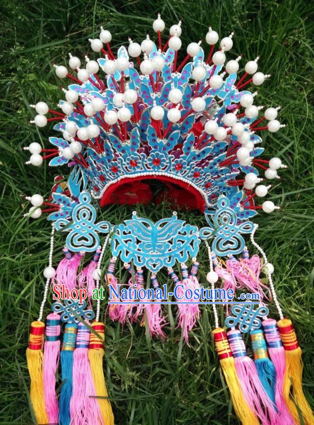 Traditional Chinese Beijing Opera Bride Phoenix Coronet Peking Opera Actress Headwear