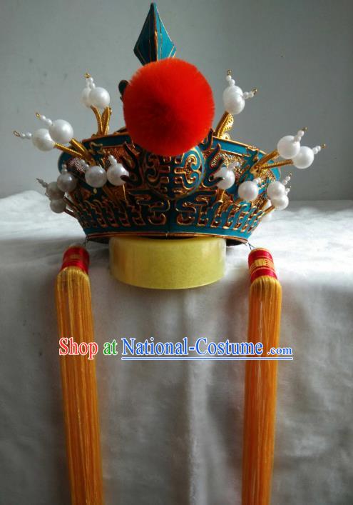 Traditional Chinese Beijing Opera Royal Highness Hats Peking Opera Niche Headwear