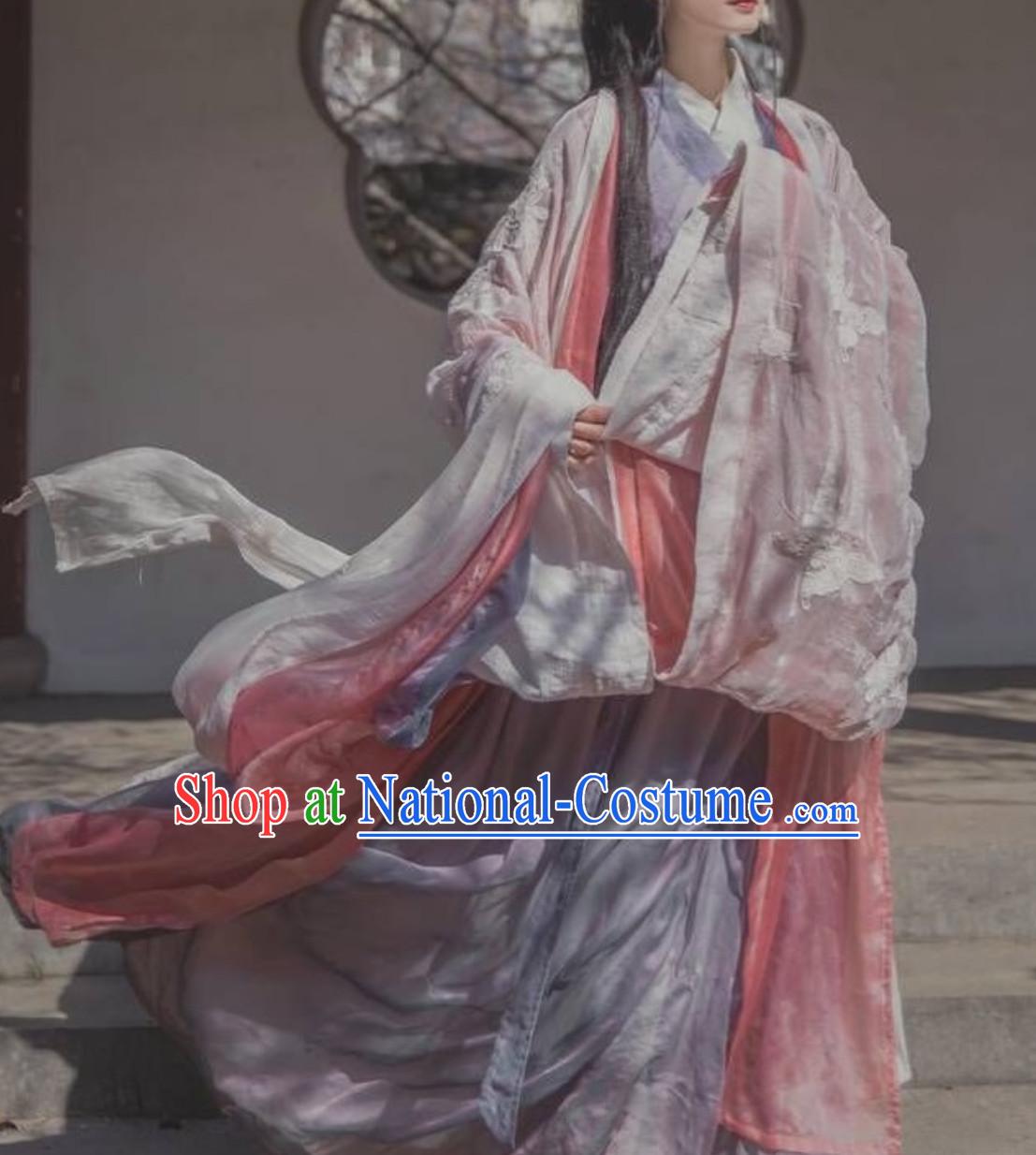 Top Traditional Hanfu Clothing Daxiushan Formal Wear of Royal Chinese Women