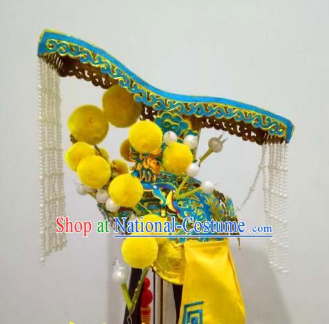 Traditional China Beijing Opera Costume Gifted Scholar Embroidered Robe and Hat Ancient Chinese Peking Opera Embroidery Clothing