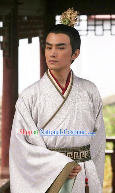 Traditional Chinese Ancient Costume Chu and Han Dynasties Hanfu Clothing