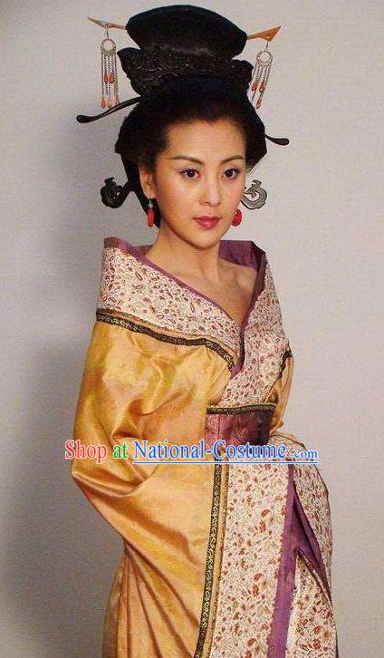 Traditional Chinese Ancient Costume Chu and Han Dynasties Hanfu Clothing