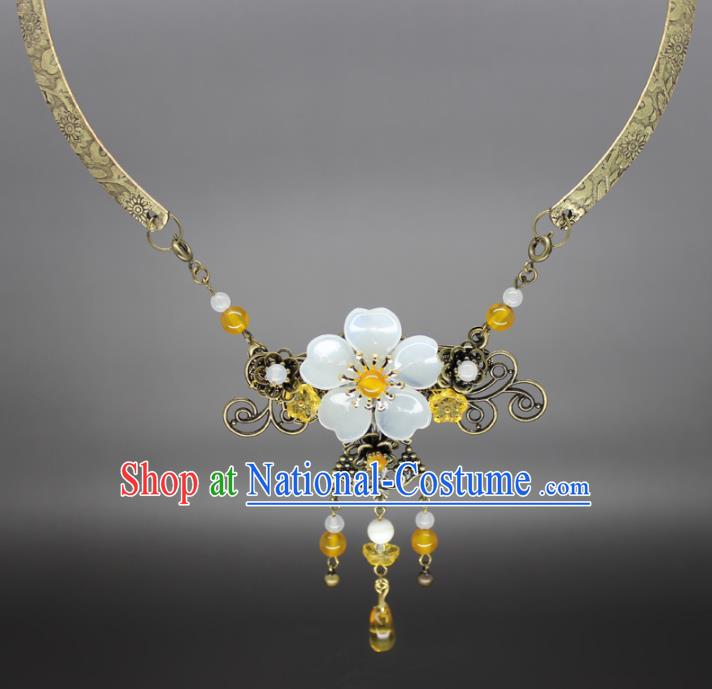 Chinese Ancient Handmade Accessories Necklace Hanfu Necklet for Women