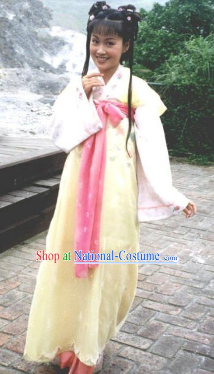 Traditional Chinese Ancient Costume Southern and Northern Dynasties Hanfu Clothing