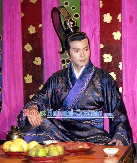 Chinese Ancient Spring and Autumn Period Kingdom Jin Chancellor Tu an Gu Replica Costume for Men