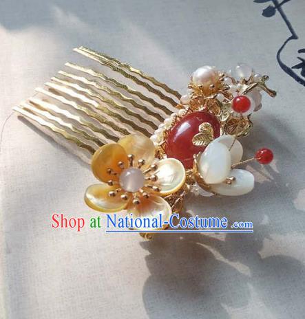 Chinese Handmade Ancient Hair Accessories Hair Comb Classical Hanfu Hairpins for Women