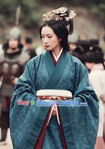 Traditional Chinese Ancient Costume Chu and Han Dynasties Hanfu Clothing