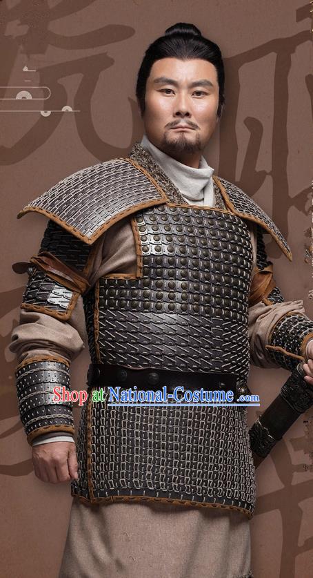 Chinese Ancient Three Kingdoms Period General Historical Costume for Men