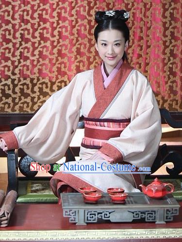 Traditional Chinese Ancient Costume Warring States Period Hanfu Clothing