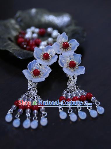 Chinese Ancient Handmade Hanfu Hairpins Palace Lady Flowers Hair Claws Hair Accessories for Women