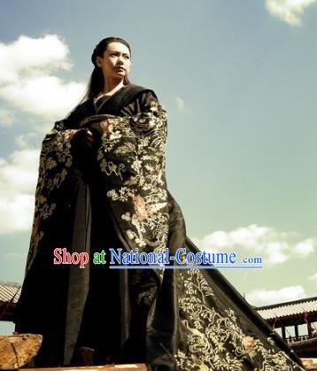 Ancient Chinese Warring States Period Wei State Princess Jinshu Hanfu Embroidered Replica Costume for Women