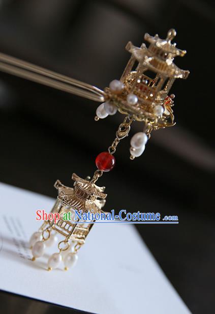 Chinese Ancient Style Hair Jewelry Accessories Cosplay Hairpins Headwear Headdress for Women